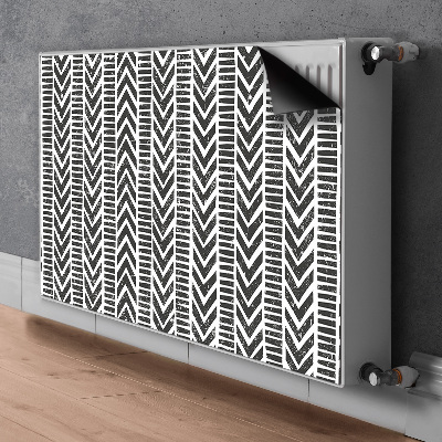 Heizkörperverkleidung magnetisch Stammesmuster