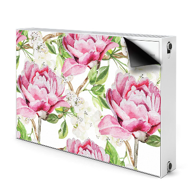 Magnet Heizkörperverkleidung Rosa pfingstrosen