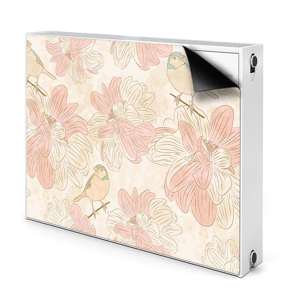 Magnet Heizkörperverkleidung Beige vögel