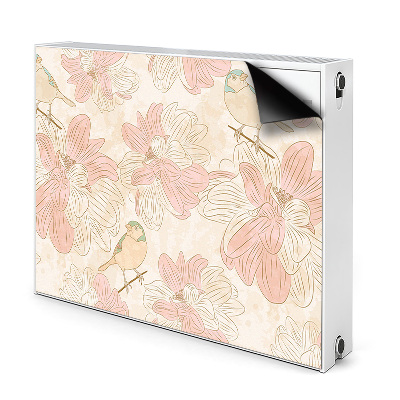 Magnet Heizkörperverkleidung Beige vögel