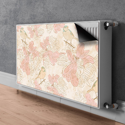 Magnet Heizkörperverkleidung Beige vögel