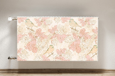 Magnet Heizkörperverkleidung Beige vögel