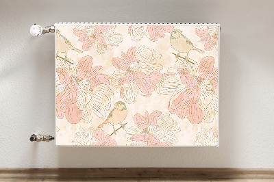Magnet Heizkörperverkleidung Beige vögel