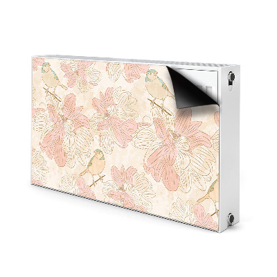 Magnet Heizkörperverkleidung Beige vögel