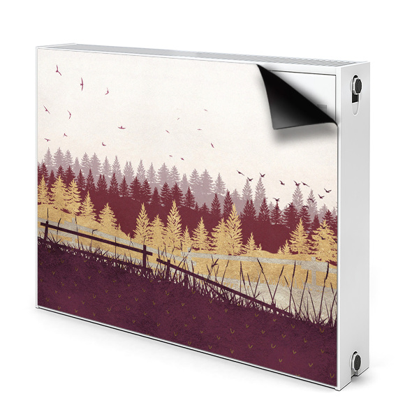 Heizkörperverkleidung magnet Herbstwald