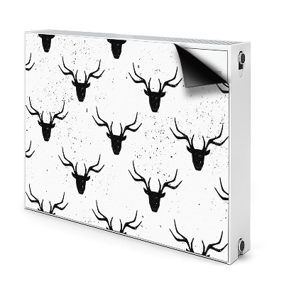 Magnet Heizkörperverkleidung Schwarzes hirschmuster