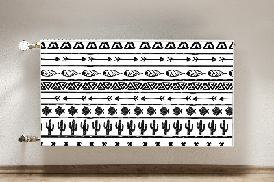Magnet Heizkörperverkleidung Boho schwarz und weiß