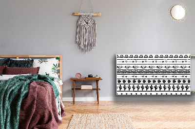 Magnet Heizkörperverkleidung Boho schwarz und weiß