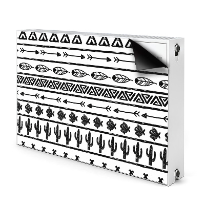 Magnet Heizkörperverkleidung Boho schwarz und weiß
