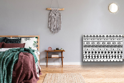 Magnet Heizkörperverkleidung Boho schwarz und weiß