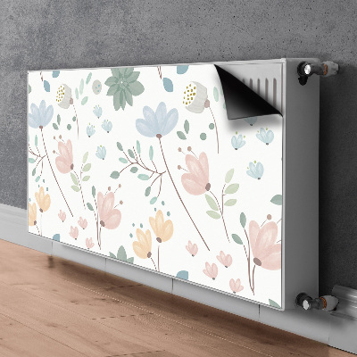 Heizkörperverkleidung magnet Frühlingsblumen