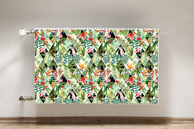 Heizkörperverkleidung magnet Blumen und vögel