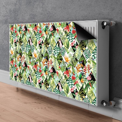 Heizkörperverkleidung magnet Blumen und vögel