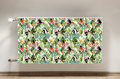 Heizkörperverkleidung magnet Blumen und vögel