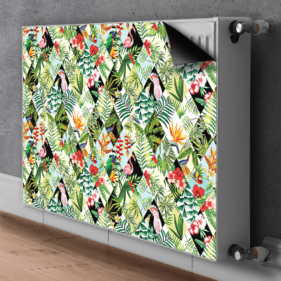 Heizkörperverkleidung magnet Blumen und vögel
