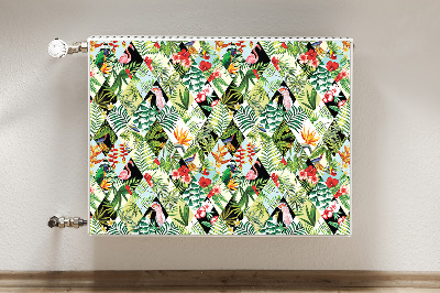 Heizkörperverkleidung magnet Blumen und vögel