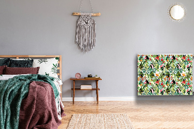 Heizkörperverkleidung magnet Blumen und vögel