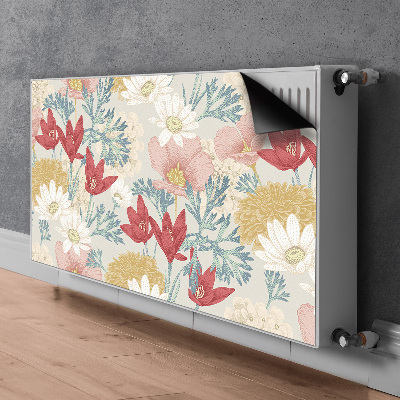 Magnet Heizkörperverkleidung Frühlingsblumen