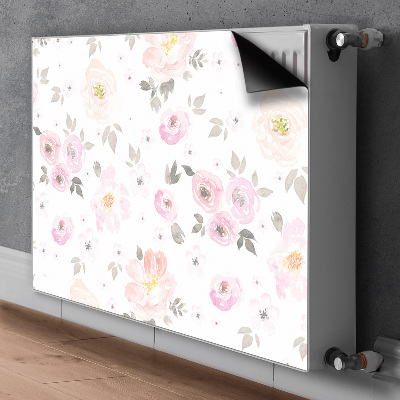 Magnet Heizkörperverkleidung Aquarellblüten