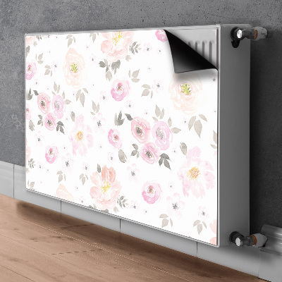 Magnet Heizkörperverkleidung Aquarellblüten