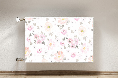 Magnet Heizkörperverkleidung Aquarellblüten