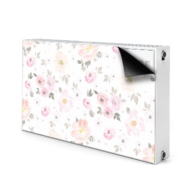 Magnet Heizkörperverkleidung Aquarellblüten