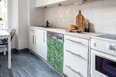 Magnet für eine Spülmaschine Exotische Blätter