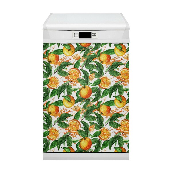 Dekorativer Magnet für eine Spülmaschine Orangen