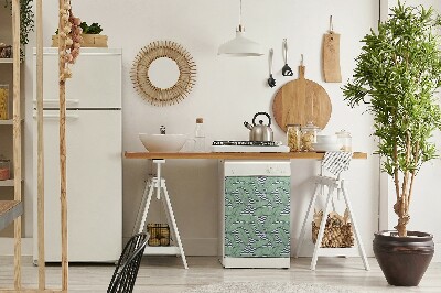 Magnet für eine Spülmaschine Tropenblätter