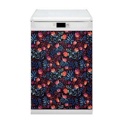 Magnet für eine Spülmaschine Blumenmuster