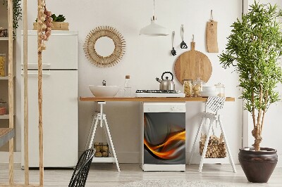Magnet für eine Spülmaschine Orange Abstraktion