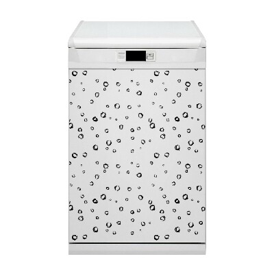 Dekorativer Magnet für eine Spülmaschine Gezogene Räder