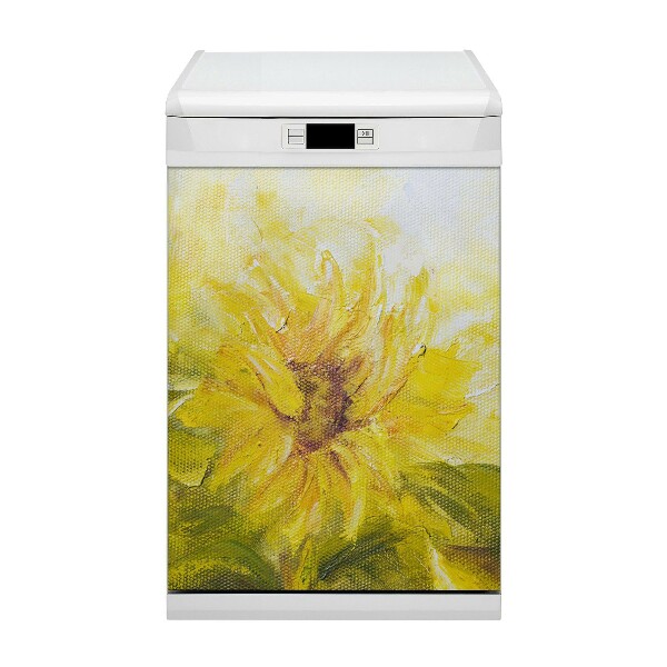 Magnet für eine Spülmaschine Sonnenblumen