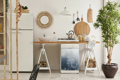 Magnet für eine Spülmaschine Winterbäume