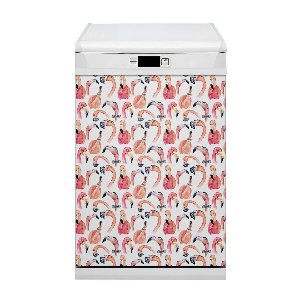 Magnet für eine Spülmaschine Verrückte Flamingos