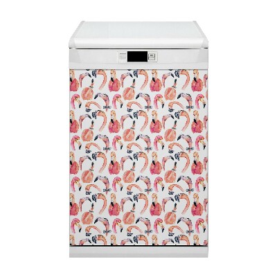 Magnet für eine Spülmaschine Verrückte Flamingos