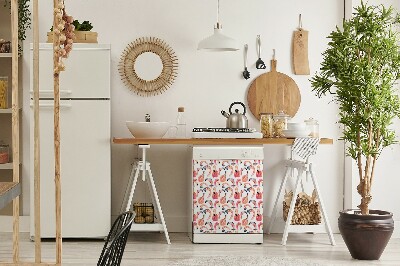 Magnet für eine Spülmaschine Verrückte Flamingos