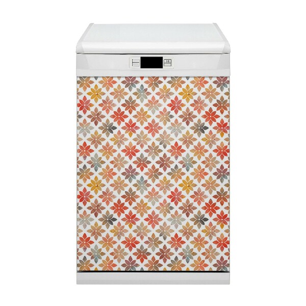 Dekorativer Magnet für eine Spülmaschine Blumenmuster