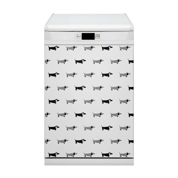 Geschirrspüler-Magnet Dachshunds