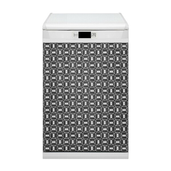 Magnet für eine Spülmaschine Geometrisches Muster