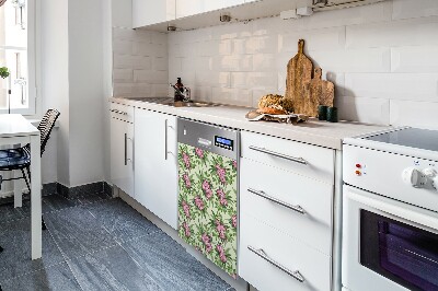 Dekorativer Magnet für eine Spülmaschine Tropische Blumen