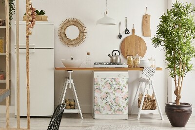 Dekorativer Magnet für eine Spülmaschine Pastellblumen
