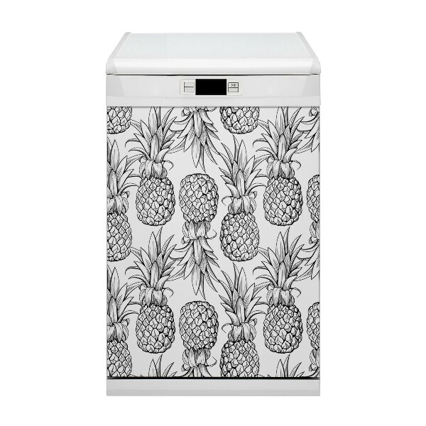 Dekorativer Magnet für eine Spülmaschine Ananas