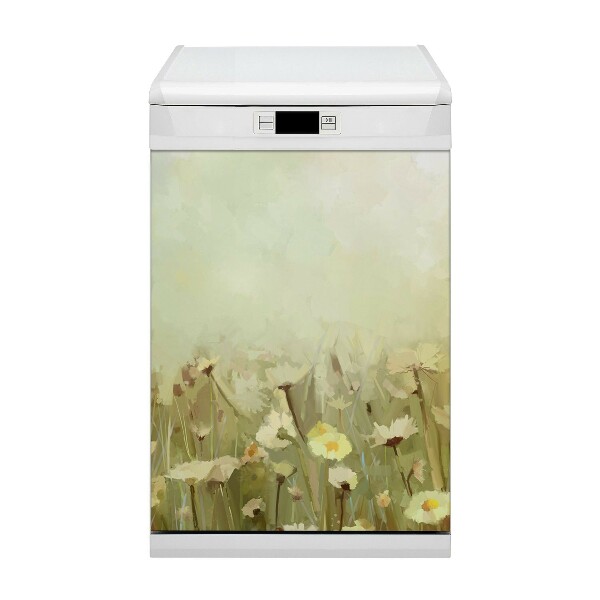 Dekorativer Magnet für eine Spülmaschine Feldblumen