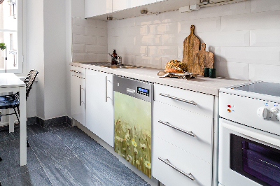 Dekorativer Magnet für eine Spülmaschine Feldblumen