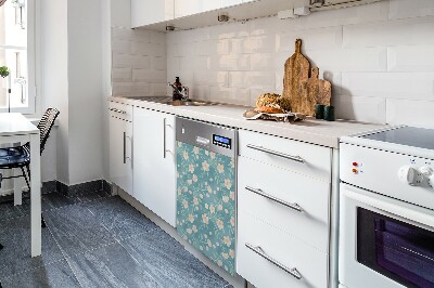 Dekorativer Magnet für eine Spülmaschine Pastellblumen