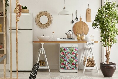 Magnet für eine Spülmaschine Buntes Kakteen