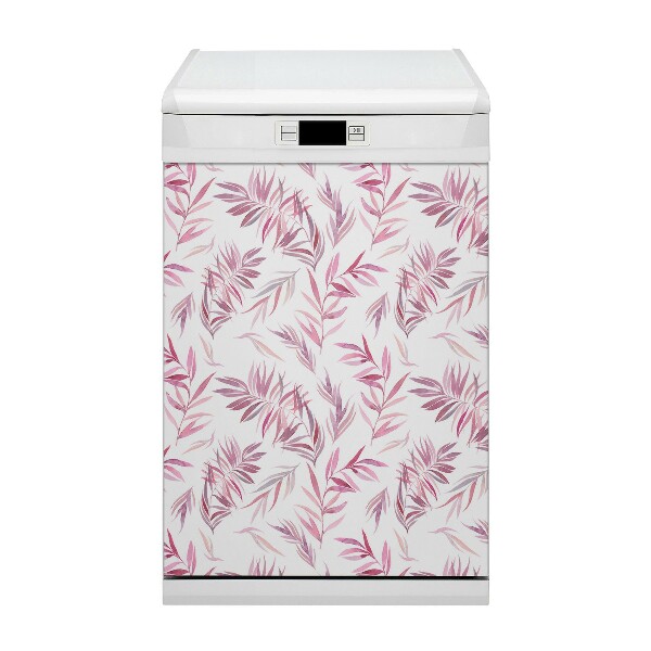 Dekorativer Magnet für eine Spülmaschine Rosa Blätter