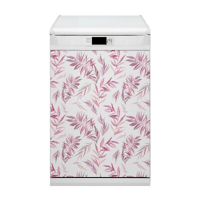 Dekorativer Magnet für eine Spülmaschine Rosa Blätter