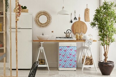 Dekorativer Magnet für eine Spülmaschine Flamingos